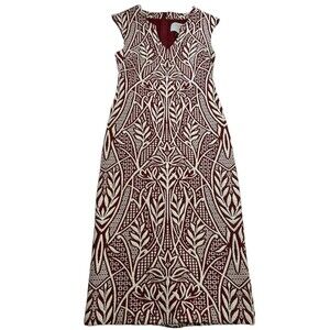 HD In Paris Dress Women’s Size 2 Heavily Embroidered Plant Floral Wiggle Style